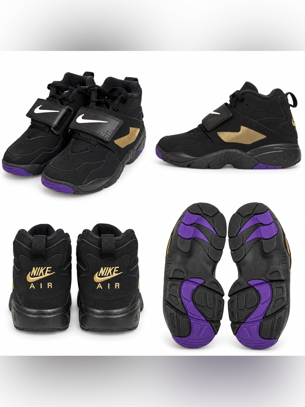 Sold❌❌❌Nike Air Diamond Turf Deion Sanders Ravens HV2282-001 Men’s Size 12 Black